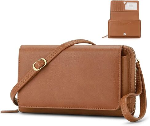 RONSIN Crossbody Bag for Women Wristlet Wallets with RFID Card Small Clutch Purses for Party Prom in Saudi Arabia