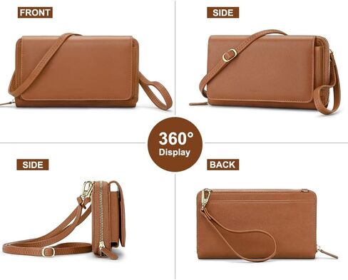 RONSIN Crossbody Bag for Women Wristlet Wallets with RFID Card Small Clutch Purses for Party Prom in Saudi Arabia