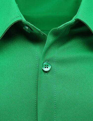 Boys Stretch Wrinkle Free Dress Shirts Button Down Shirt Long Sleeve Formal School Uniform Shirts in Kuwait