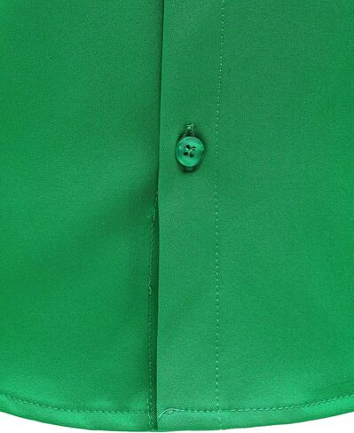 Boys Stretch Wrinkle Free Dress Shirts Button Down Shirt Long Sleeve Formal School Uniform Shirts in Kuwait