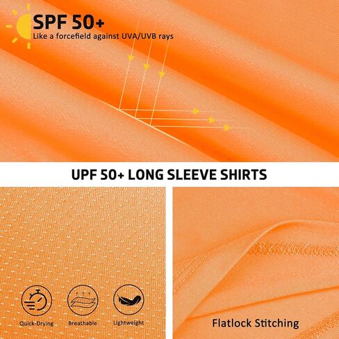 BIG ELEPHANT 2 Pack Boys Athletic Hoodie UPF 50+ Long Sleeve Rashguard Mesh Moisture Wicking Active Performance T Shirt in Kuwait