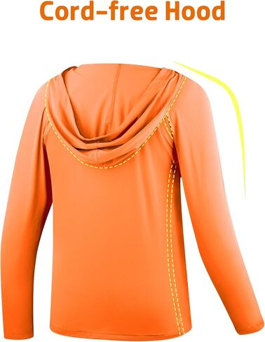 BIG ELEPHANT 2 Pack Boys Athletic Hoodie UPF 50+ Long Sleeve Rashguard Mesh Moisture Wicking Active Performance T Shirt in Kuwait