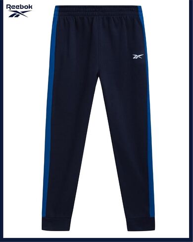 Reebok Boys' Active Sweatsuit - 2 Piece Performance Fleece Zip Hoodie Sweatshirt and Jogger Sweatpants - Activewear Set, 8-14 in Kuwait