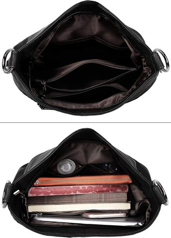 YALUXE Genuine Leather Shoulder Bags Stylish Hobo Handbags Purses Crossbody Bags for Women in Kuwait