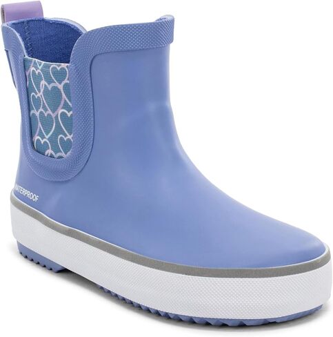 Western Chief Kids Element Chelsea Kid Friendly, Lightweight, Waterproof Rain Boot with Cozy Lining - Perfect Outdoor Boots for Boys and Girls in Saudi Arabia