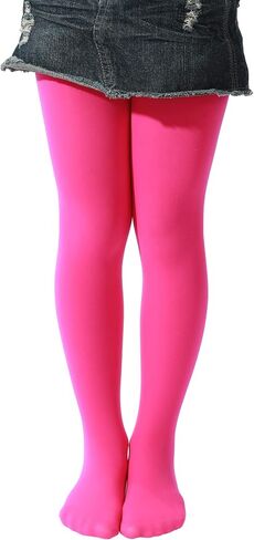 EVERSWE Girls Semi Opaque Footed Tights, Microfiber Tights in Kuwait