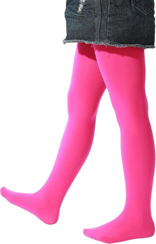 EVERSWE Girls Semi Opaque Footed Tights, Microfiber Tights in Kuwait