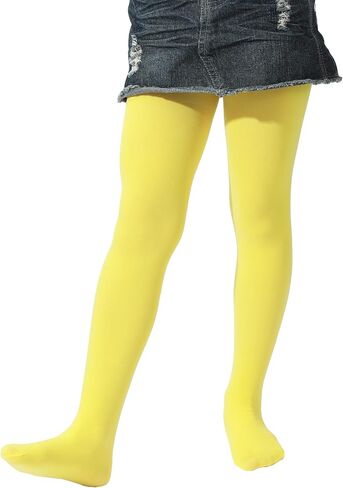 EVERSWE Girls Semi Opaque Footed Tights, Microfiber Tights in Kuwait