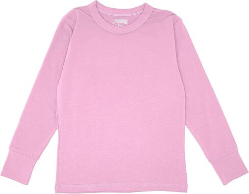 Girls/Boys/Toddler 6 Pack Athletic Performance Long Sleeve Undershirt Tops/Base Layer Cotton Stretch Shirts in Kuwait