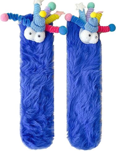 Crazy Funny Fuzzy Silly Socks for Kids Women,Girls Fluffy Slipper Novelty Fun Socks,Boy Men Cute Cozy Soft Animal Socks in Saudi Arabia