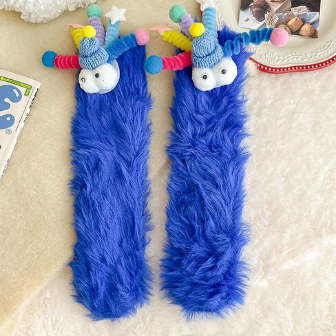 Crazy Funny Fuzzy Silly Socks for Kids Women,Girls Fluffy Slipper Novelty Fun Socks,Boy Men Cute Cozy Soft Animal Socks in Saudi Arabia