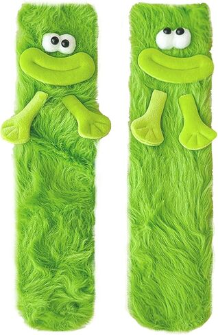 Crazy Funny Fuzzy Silly Socks for Kids Women,Girls Fluffy Slipper Novelty Fun Socks,Boy Men Cute Cozy Soft Animal Socks in Saudi Arabia