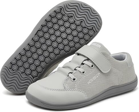 HOBIBEAR Kids Barefoot Shoes Wide Toe Box Zero Drop for Boys Girls Toddler Little Big Kid Walking Minimalist Sneaker in Kuwait
