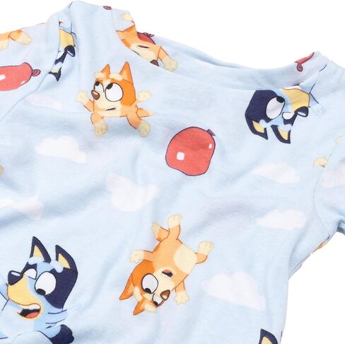 Bluey Boys' 4-Piece Snug-fit Cotton Pajama Set, Soft & Cute for Kids in Saudi Arabia