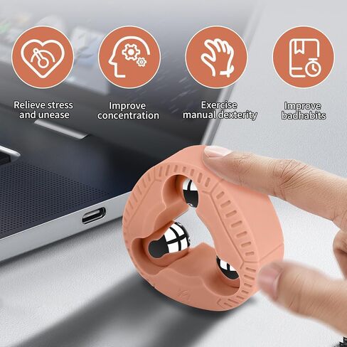 ألعاب Rollmaster Fidget للأطفال البالغين - تململ الجاذبية الأصلية لتخفيف الإجهاد والقلق - 3 Mode anvert على دوران التوحد الدوار | حشو تخزين ، سلة عيد الفصح ، الحاضر in Saudi Arabia