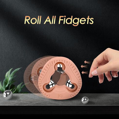 ألعاب Rollmaster Fidget للأطفال البالغين - تململ الجاذبية الأصلية لتخفيف الإجهاد والقلق - 3 Mode anvert على دوران التوحد الدوار | حشو تخزين ، سلة عيد الفصح ، الحاضر in Saudi Arabia