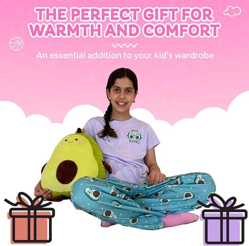 Girls Pajamas Set - 3-Piece PJs Set, Tee, Pants & Shorts, Soft Girls’ Sleepwear, Teen Kids Pajamas, Sizes 5-16 in Saudi Arabia