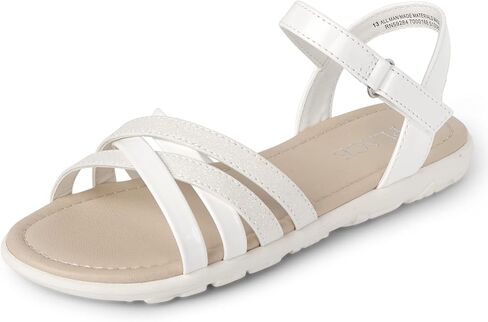 The Children's Place Girls Flat Sandals with Adjustable Ankle Strap in Saudi Arabia