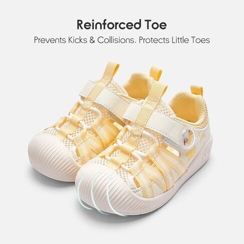 Balabala Toddler Sneakers Girls Boys Breathable Walking Shoes Sport Sandals Sandals Lightweight Mesh Upper with Hook and Loop in Kuwait