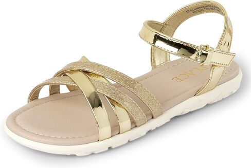 The Children's Place Girls Flat Sandals with Adjustable Ankle Strap in Saudi Arabia