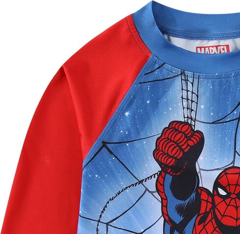 Marvel Spider-Man Boys UPF 50+ Rash Guard and Swim Trunks for Toddler and Big Kids in Kuwait