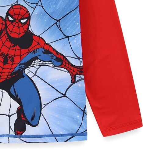Marvel Spider-Man Boys UPF 50+ Rash Guard and Swim Trunks for Toddler and Big Kids in Kuwait