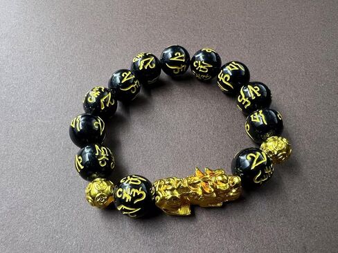 goleden pixiu bracelets (Twins Gold Pixiu Bracelet.),unisex adult,22cm ring size,Career success, family happiness, smooth endeavors, wealth, and prosperity, overcome difficulties in Saudi Arabia