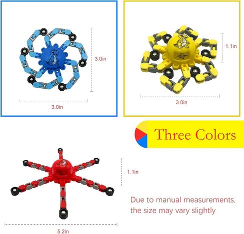 ألعاب Fidget Transformable Transforge Transforge ADHD Tools for Kids Teen Teen Toddler Autism Sensory Toys Juguetes Para Niños 4 Pack Party Party Favors for Kids in Kuwait