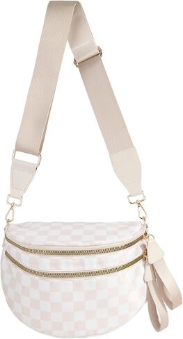 حقيبة BAM Crossbody Bag Bag Bag Bag Bag Bass للنساء ، وحزم حزم حزم فاصلة فسيحة in Kuwait