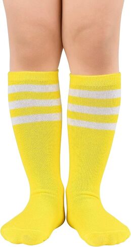 Zando Kids Soccer Socks Baseball Football Softball Socks Cotton Girls Uniform Socks Boys Knee High Socks in Saudi Arabia