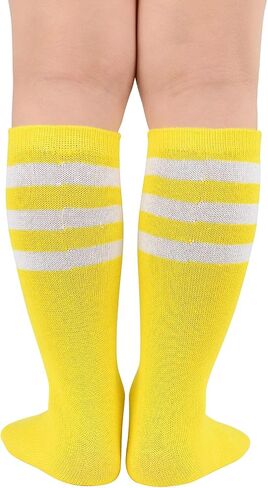 Zando Kids Soccer Socks Baseball Football Softball Socks Cotton Girls Uniform Socks Boys Knee High Socks in Saudi Arabia