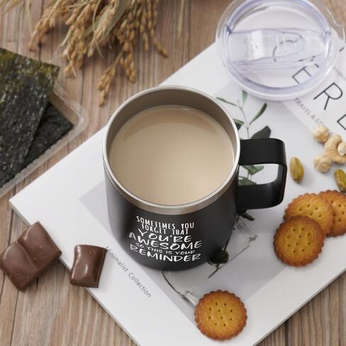 NOWWISH Birthday Gifts for Men Husband - Awesome Coffee Mug, Inspirational Birthday & Holiday Presents for Men Him Boyfriend, 14oz Navy Blue in Kuwait