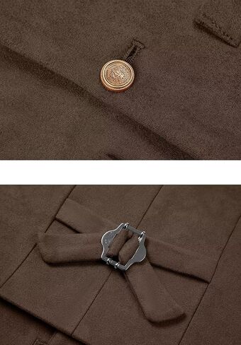 Retro Boys Cowboy Vest Suede Leather Costume Style Western Vest Vintage Waistcoat in Saudi Arabia