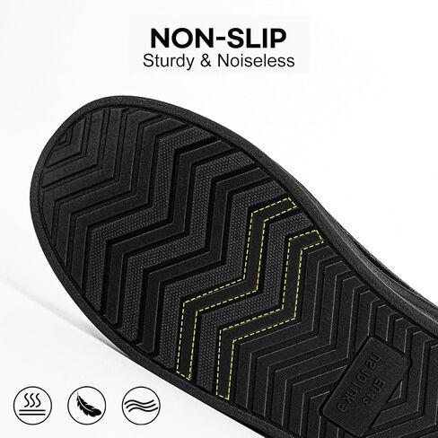 LongBay Men's Memory Foam Diabetic Slippers Comfy Warm Plush Fleece Arthritis Edema Swollen House Shoes in Saudi Arabia