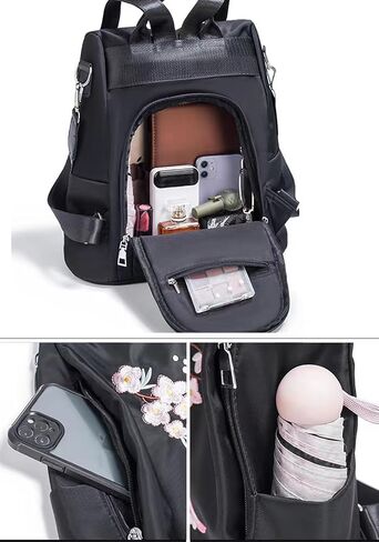 حذرة تحمل على الظهر من نايلون سقيفة محفظة مضادة للسرقة حقيبة كتف السفر ، حقيبة كتف واحدة ، حقيبة كتف مصغرة ، حقيبة ظهر مصغرة in Kuwait