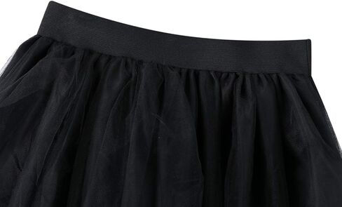 Women's Tulle Maxi Skirt Floor Length Layered Elastic High Waist Split Skirt A-Line Puffy Lace Mesh Tutu Skirt in Saudi Arabia