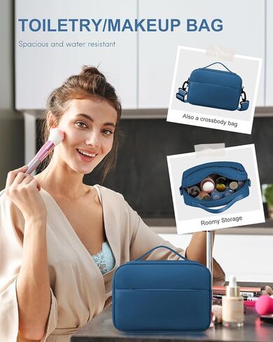 BAGAIL Travel Duffel Bag - Weekender, Overnight Gym Carry On Tote with Wet Pocket, Hospital Mom Bag for Labor and Delivery - Extra Large, Black in Kuwait