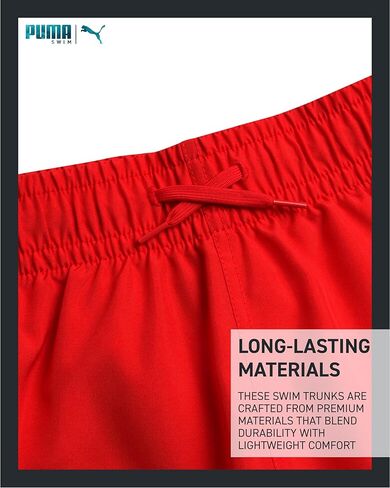 Puma Boys Swim Trunks - 2 حزمة حزمة شورت شورت شورت جاف جاف للبنين مع بطانة شبكة التنفس (الأحجام: S -XL) in Kuwait