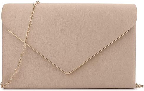 BBjinronjy Clutch Purse for Women Evening Bags Handbags for Wedding Party Cocktail Prom Faux Suede Crossbody Shoulder Bag in Kuwait