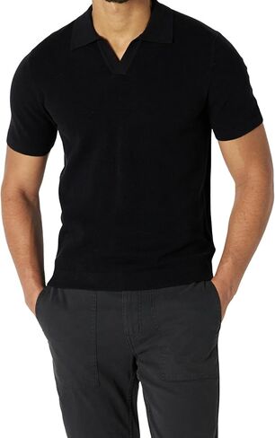 Amazon Essentials Men's Regular-Fit Short-Sleeve Knit Polo Sweater in Saudi Arabia