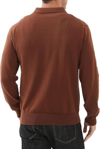kallspin men knit polo سترة منتظمة fit v v cotton cotton long long classic سترة السترة in Kuwait