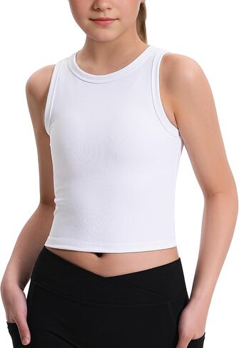 jocmic girls tank tops kids stholectic tank stank lebbed tops tops for tops for gym yoga in Kuwait