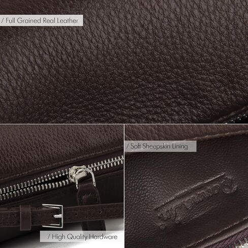 Premium Full-Grained Leather Crossbody Purses for Women, Hobo Bags for Women Crossbody with Adjustable Strap in Saudi Arabia