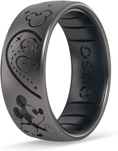 Enso Rings Etched Disney Collection - Classic Dualtone Silicone Ring - Mickey and Minnie in Saudi Arabia