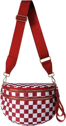 حقيبة BAM Crossbody Bag Bag Bag Bag Bag Bass للنساء ، وحزم حزم حزم فاصلة فسيحة in Kuwait