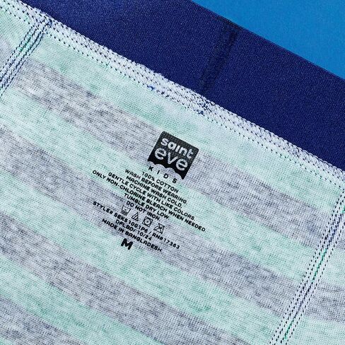 Saint Eve Kids Little Boys Cotton Cotton Door ، Soft Breatable Multi Pack Boxer Boxer in Kuwait