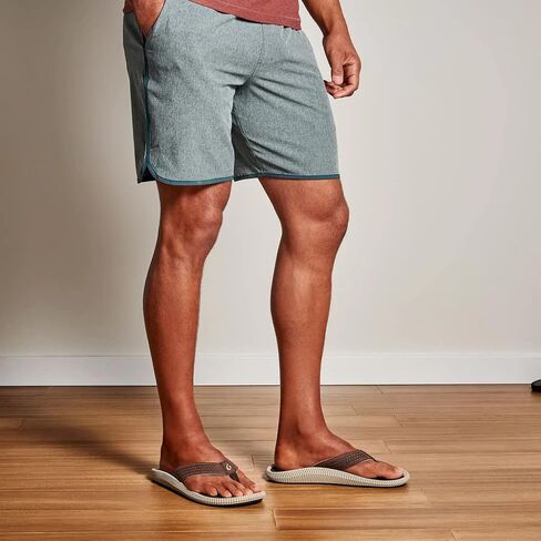 Olukai Ulele Men's Beach Sandals ، Flop Flop المقاومة للماء ، ودعم القوس الملاءمة والراحة ، والوزن الخفيف ودائم ، والقبض على الجر والجر in Kuwait