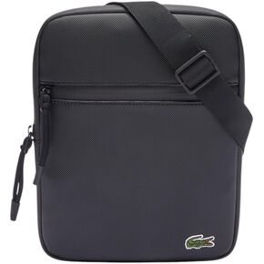 Lacoste Medium LCST Zippered Petit Piqué Crossover Bag