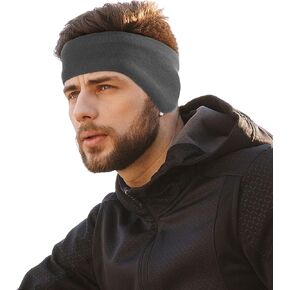 WTACTFUL WINTIND Double-Layer Fleece Threading Earmers Coves Beadband Covers for Men Women Gown ki recling cycling keing
