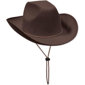 Beistle Felt Cowboy Hats – Western Headwear Birthday, Photo Booth & Halloween Costume Accessories